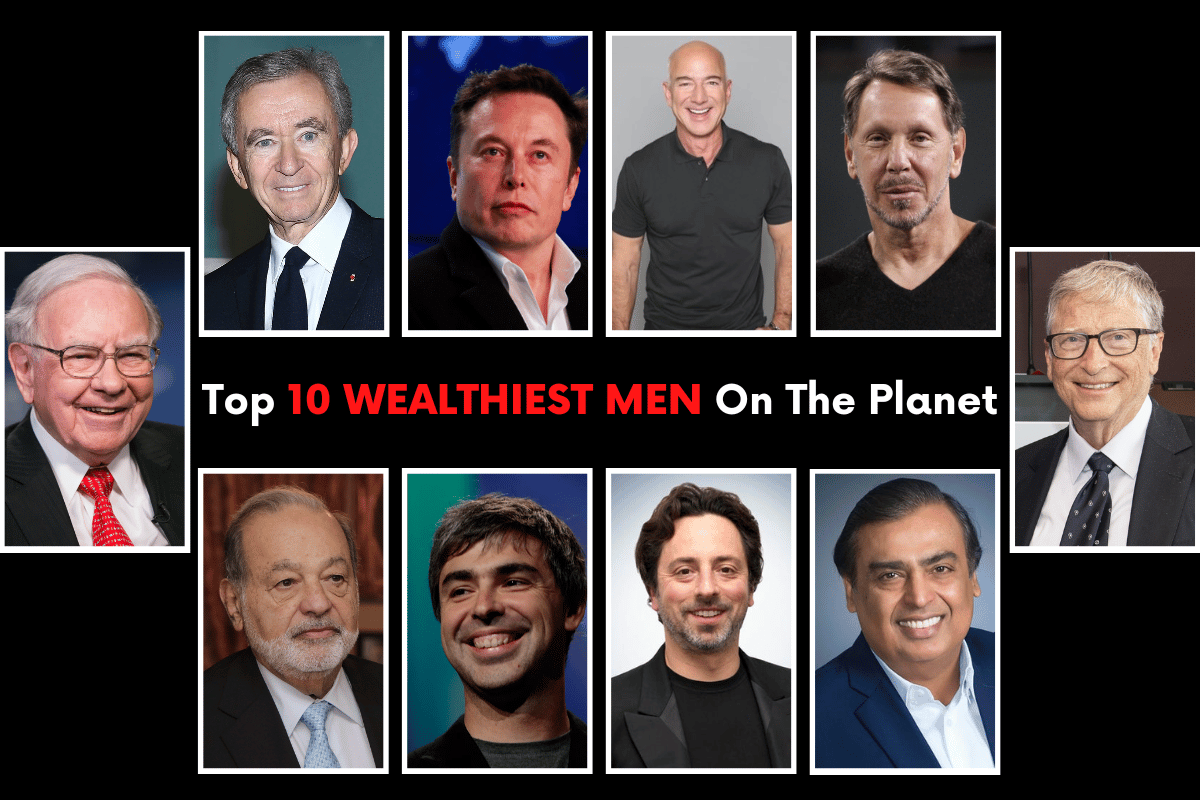 Top 10 wealthiest Men